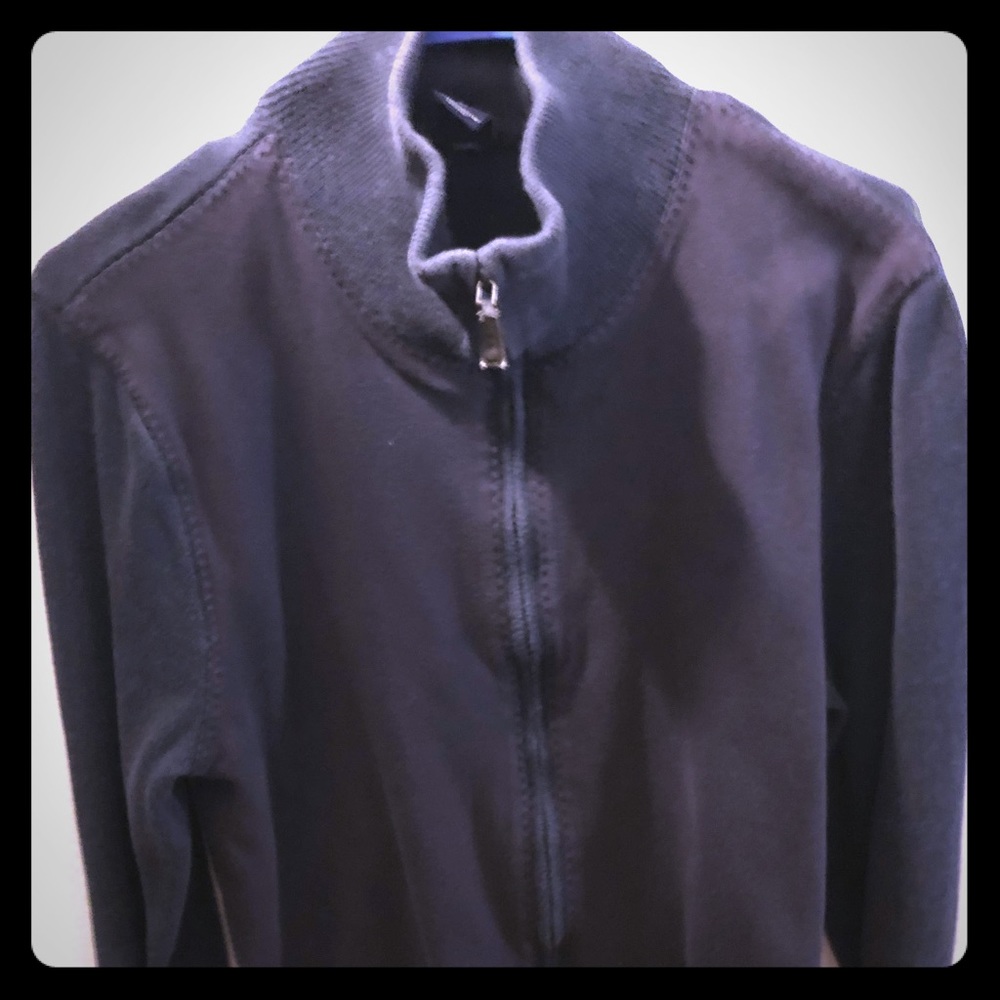 Gap full zip cotton sweater